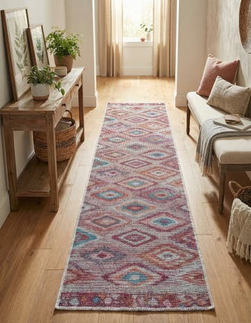 Terracotta Washable Sisu Runner Rug