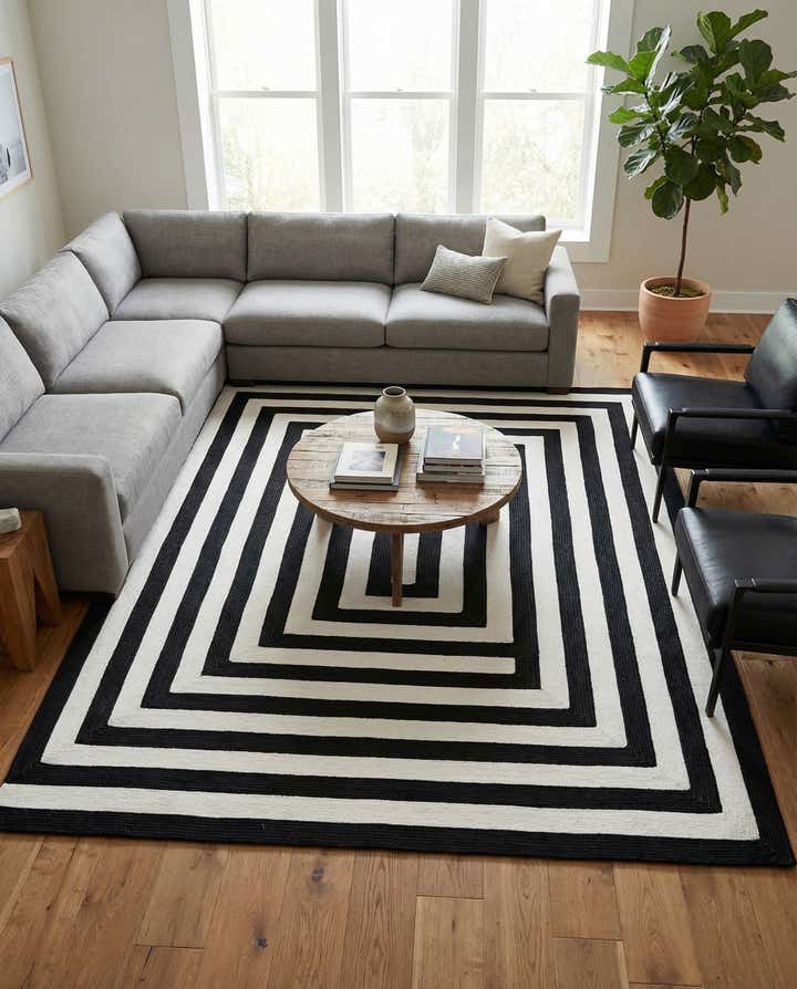 7' 10 x 10' Easy-Clean Eco Verse Washable Indoor / Outdoor Rug