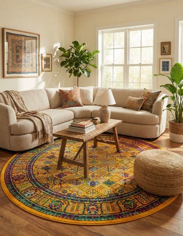 7' 10 x 7' 10 Calypso Round Rug