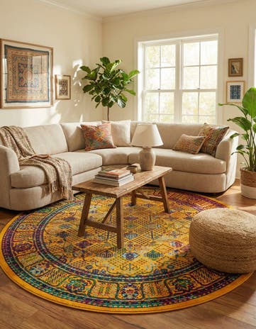 7' 10 x 7' 10 Calypso Round Rug
