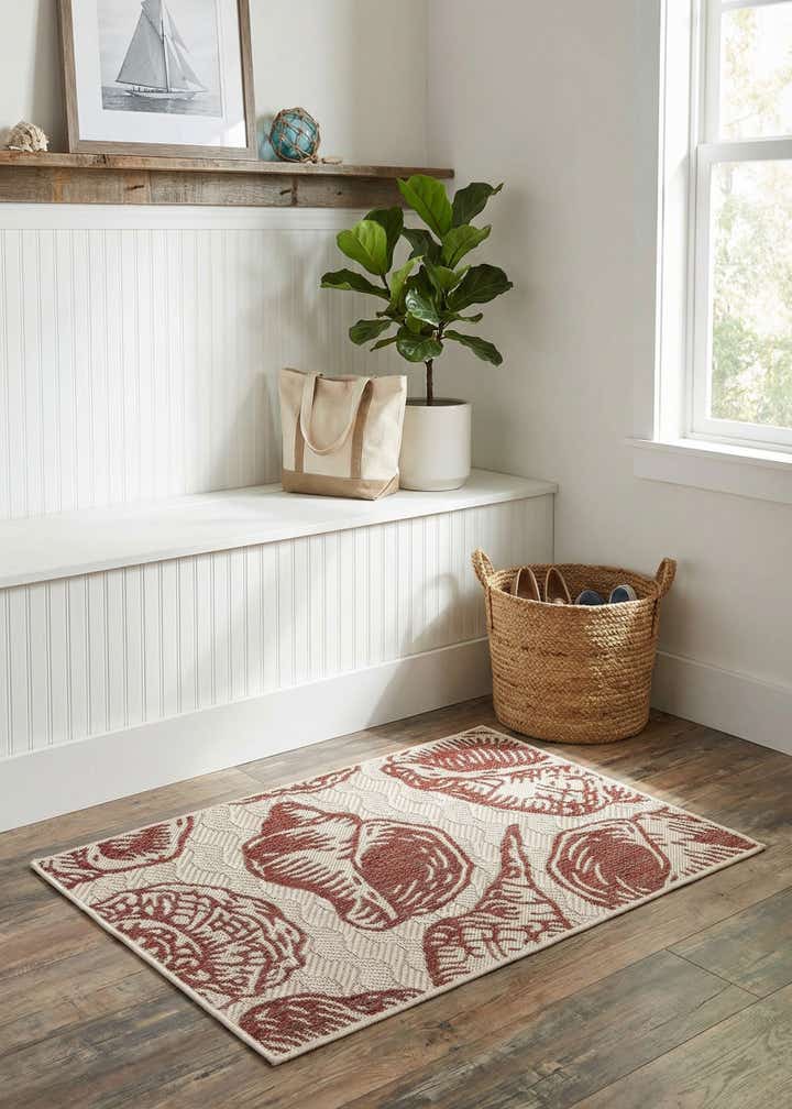 2' x 3' Easy-Clean Coastal Indoor / Outdoor Rug
