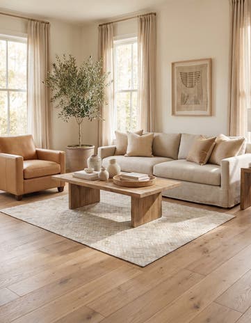 4' 10 x 7' 7 Cowhide Stocks Rug