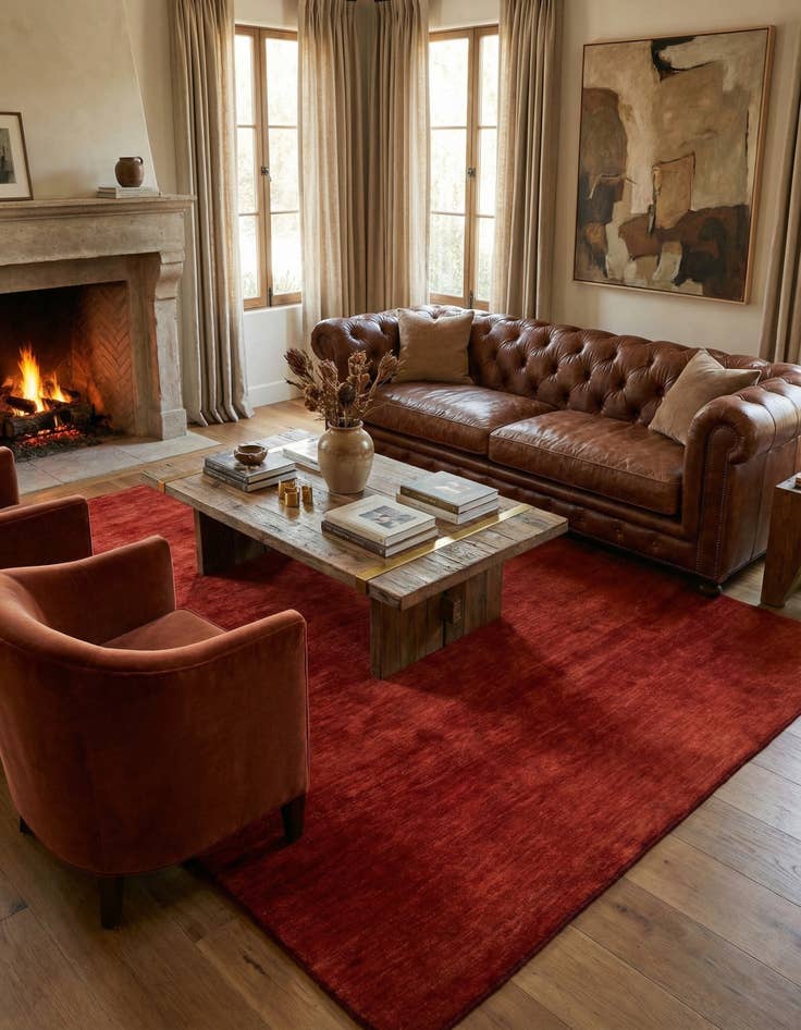 Detail image of 6' 4 x 9' 5 Amaleh Wool Rug