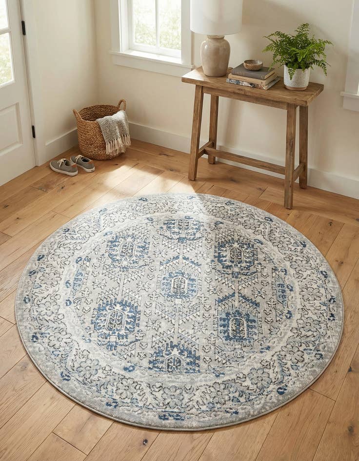 Detail image of  5' 3 x 5' 3 Nyla Round Rug