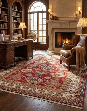 5' 8 x 7' 11 Kazak Wool Rug