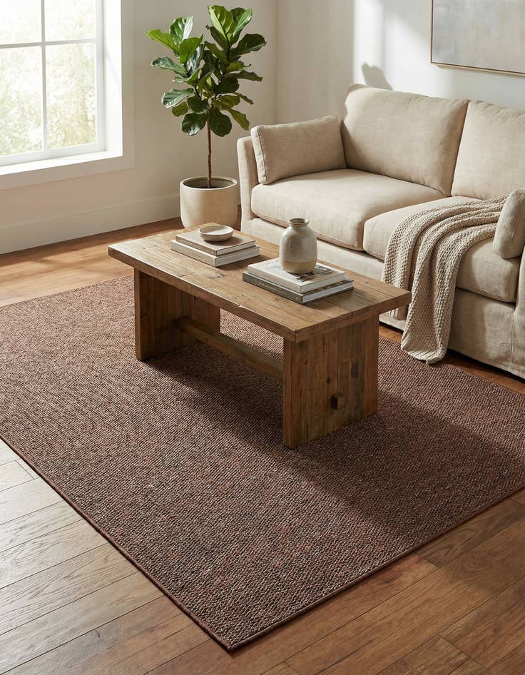 Detail image of 6' x 9'  Washable Modern Indoor / Outdoor Rug