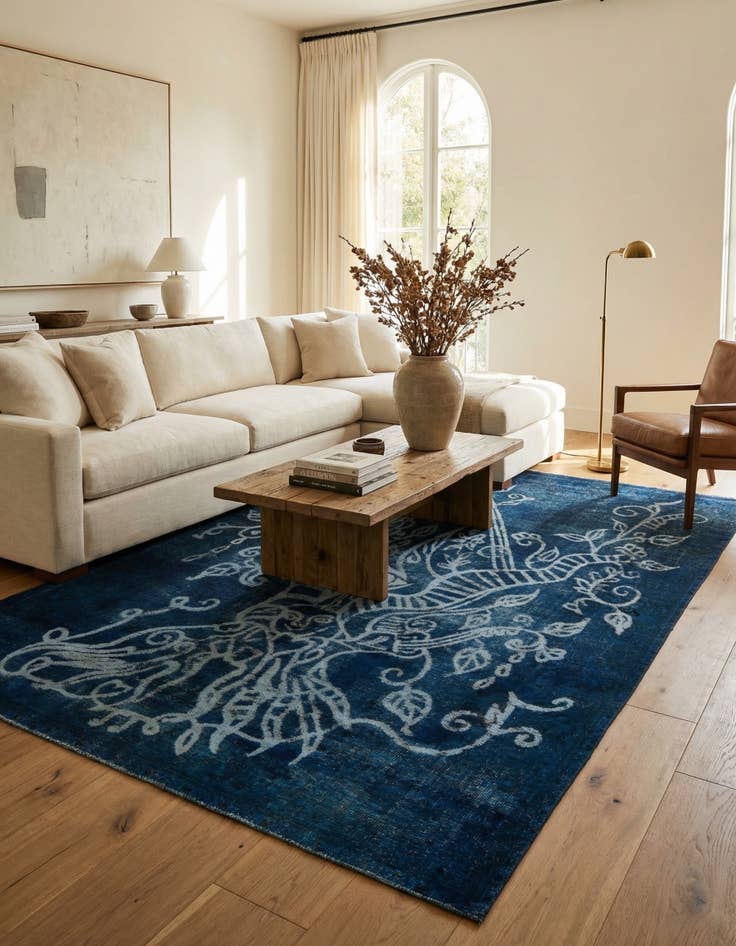 Detail image of 8' 1 x 12' 4  Hand Knotted Ultra Vintage Persian Wool Rug