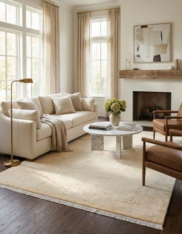 6' 8 x 9' 9 Hand Knotted Darya Rug