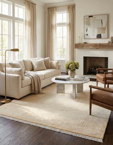 6' 8 x 9' 9 Hand Knotted Darya Rug