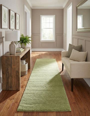 2' 2 x 13' Solid Frieze Runner Rug