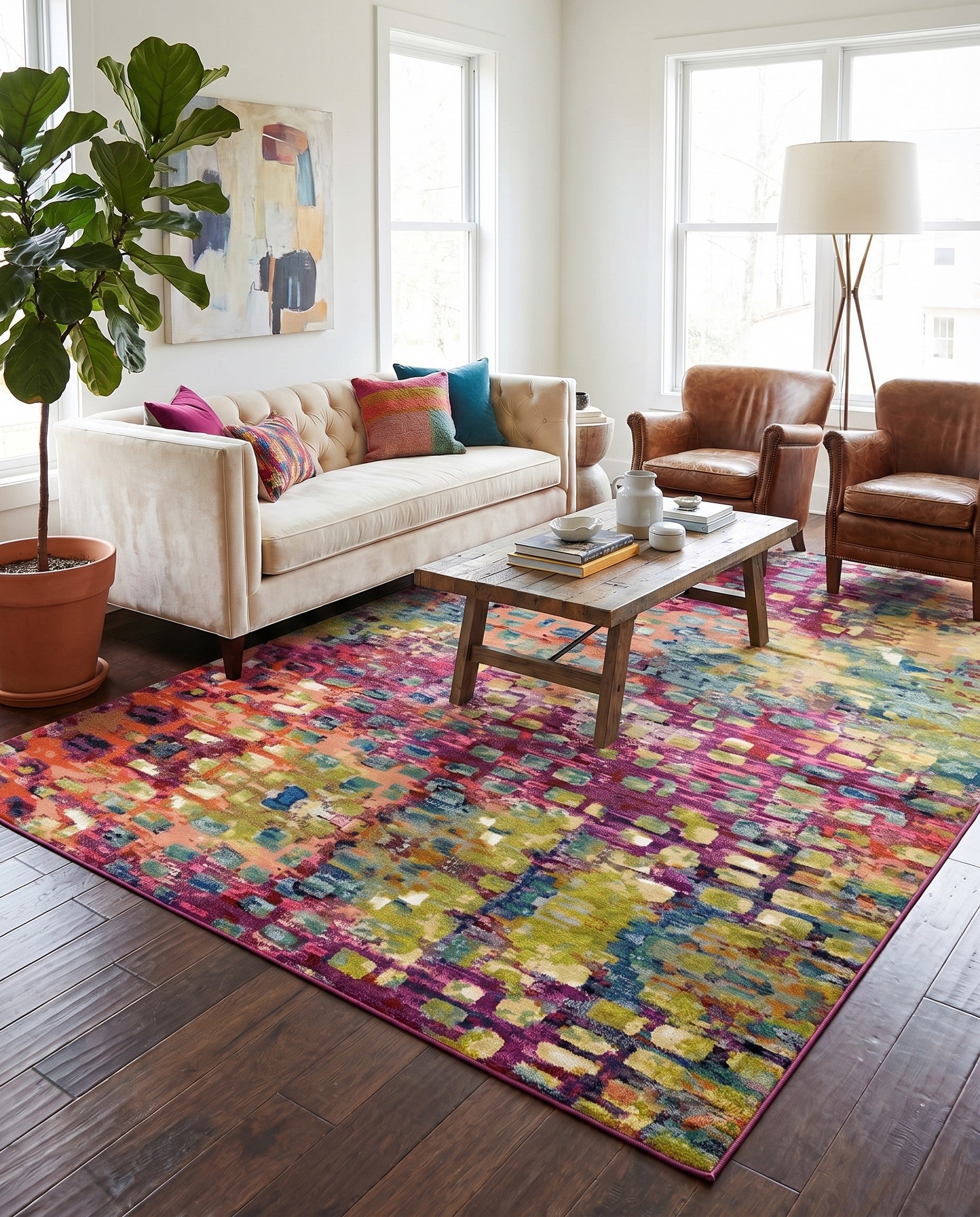 10' 6 x 16' 5 Washable Barcelona Rug