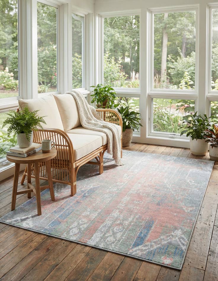 Detail image of 4' x 6' Kamala Washable Rug