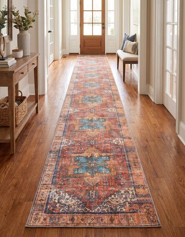 2' 6 x 19' 8 Washable Timeless Runner Rug