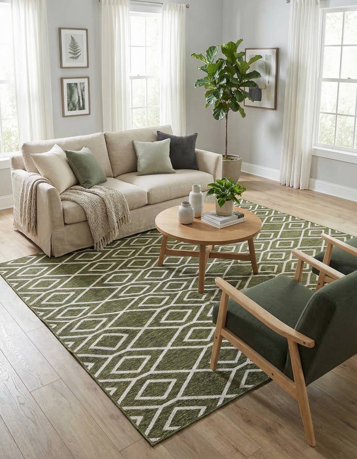 Detail image of 7' x 10' Easy-Clean Jill Zarin Turks and Caicos Indoor / Outdoor Rug