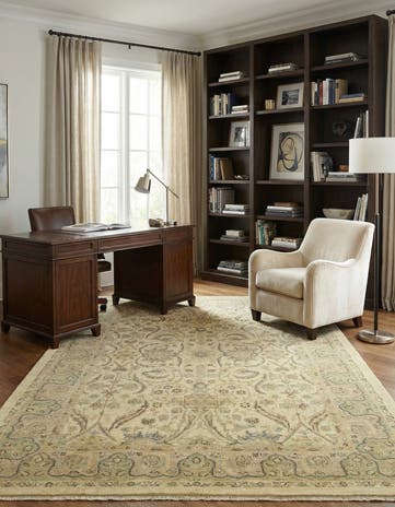 5' 6 x 7' 6 Hand Knotted Peshawar Ziegler Rug