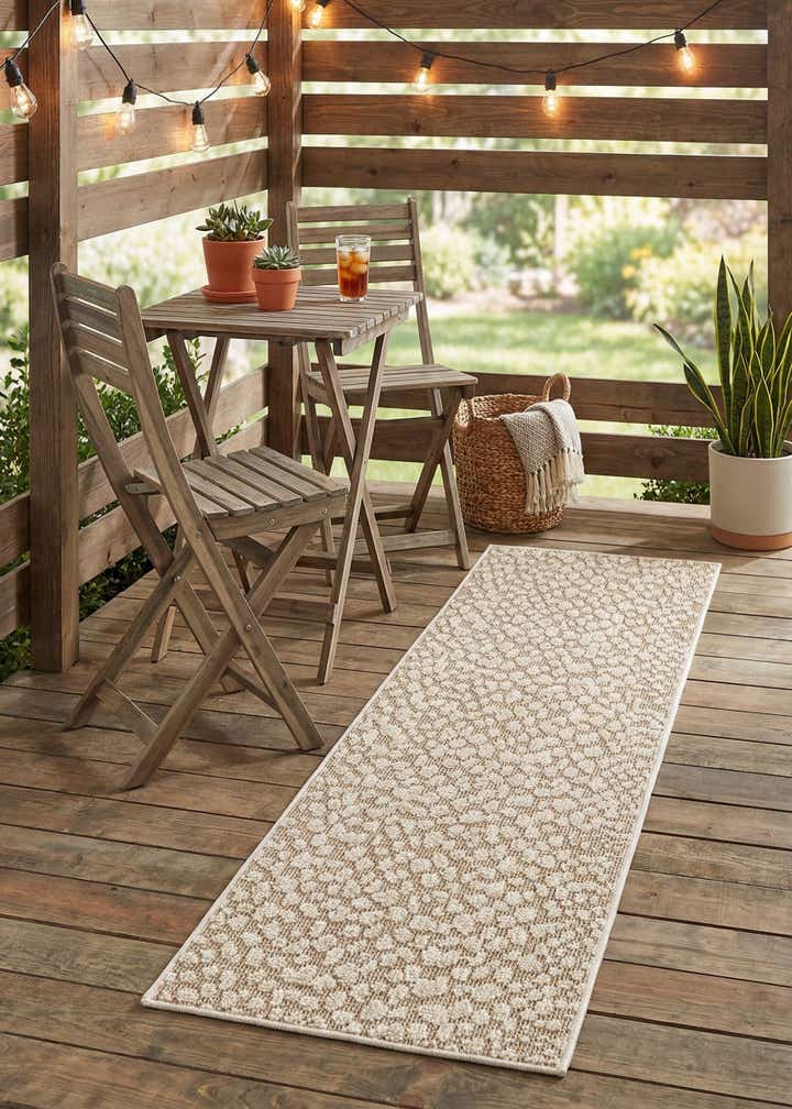 2' x 6' 1 Easy-Clean Safari Indoor / Outdoor Runner Rug