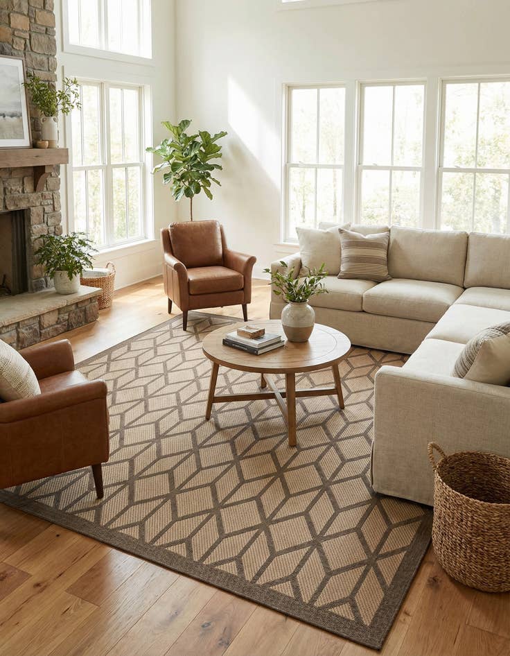 Detail image of  12' x 12' Dunes Square Rug