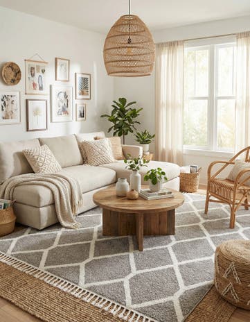 9' x 12' Boho Rug