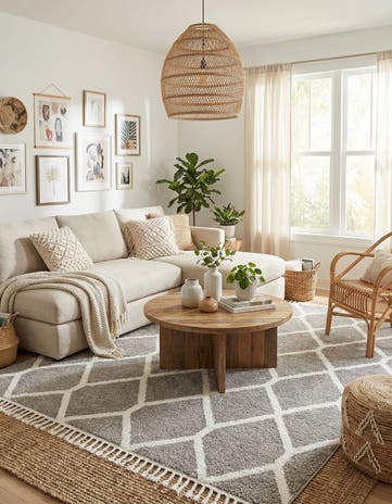 9' x 12' Boho Rug