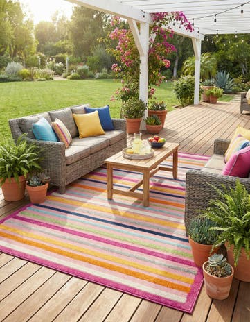 6' x 9' Easy-Clean Aruba Indoor / Outdoor Rug