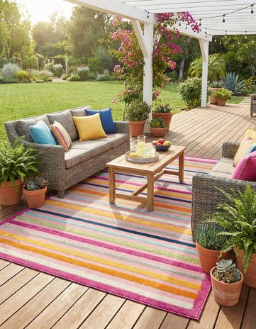 6' x 9' Easy-Clean Aruba Indoor / Outdoor Rug