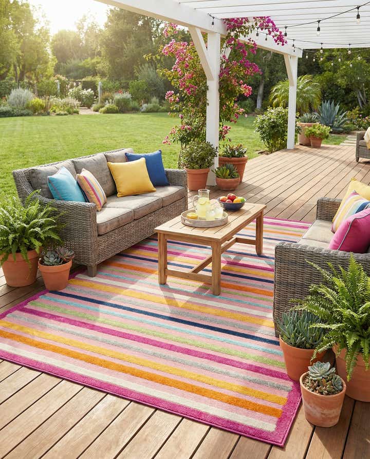 6' x 9' Easy-Clean Aruba Indoor / Outdoor Rug