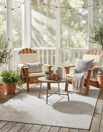 5' x 8' Easy-Clean Sabrina Soto Indoor / Outdoor Rug