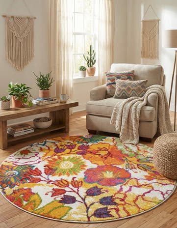 4' x 4' Tuscany Round Rug