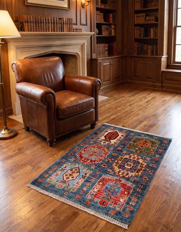 2' x 3' Hand Knotted Ariana Ziegler Rug
