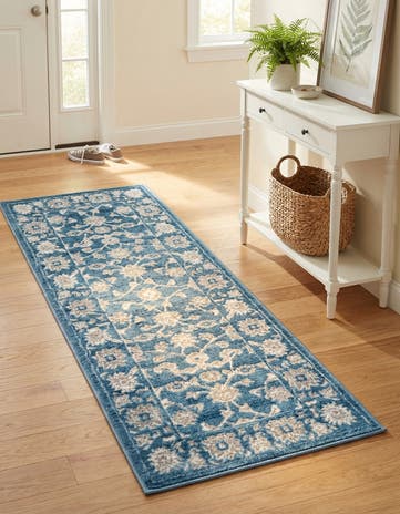 Blue Boston Runner Rug