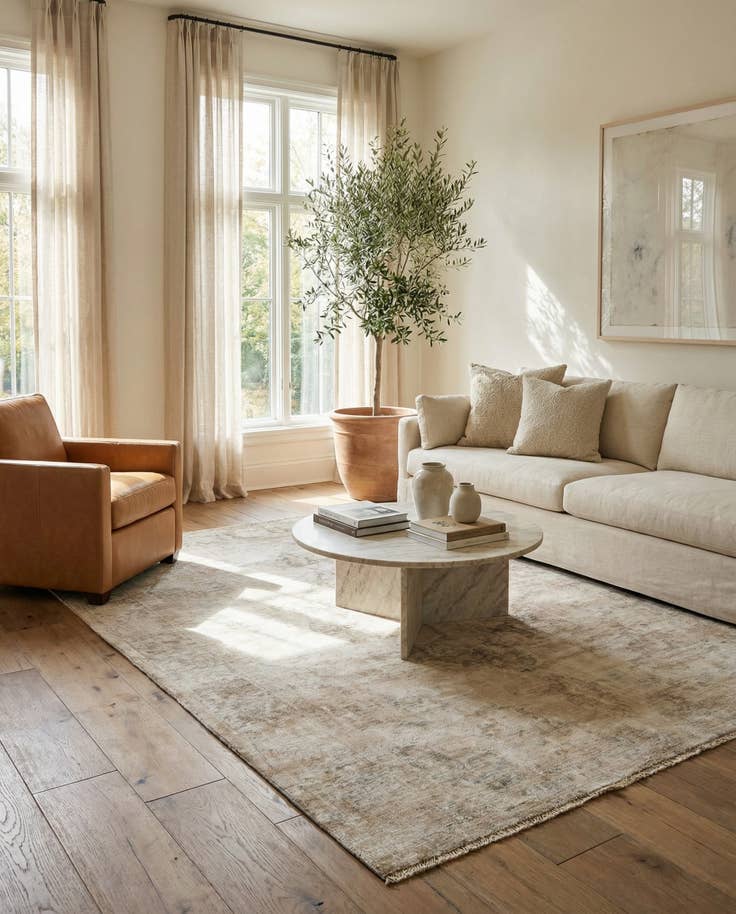 Detail image of 6' 2 x 8' 3 Hand Knotted Ultra Vintage Persian Wool Rug