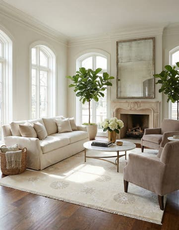 6' 9 x 9' 7 Hand Knotted Darya Wool Rug