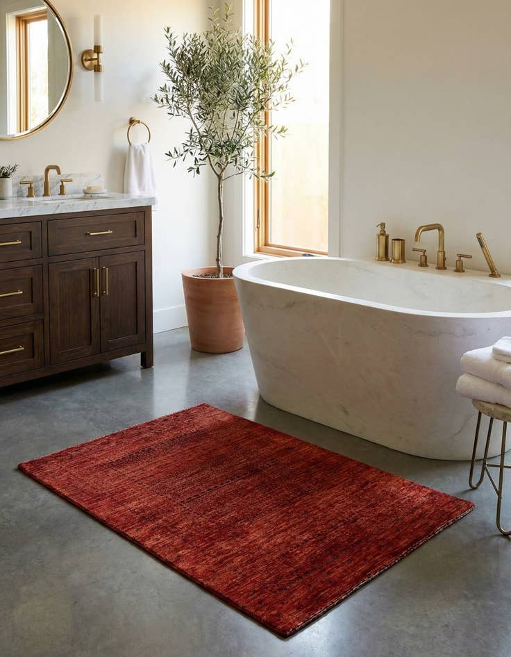 Detail image of 2' 7 x 4' 2  Hand Knotted Kashkuli Rug