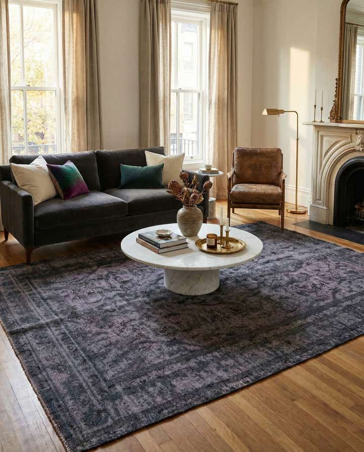 6' x 9' 2 Hand Knotted Ultra Vintage Persian Wool Rug