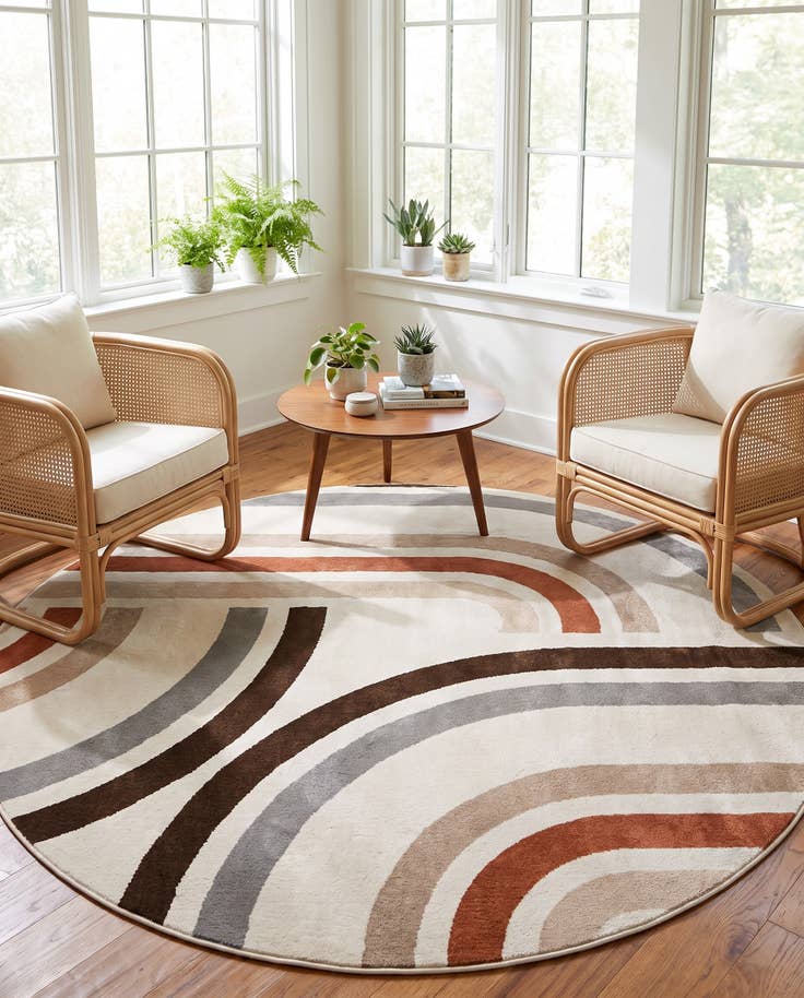 Detail image of 7' 10 x 7' 10 Charlotte Round Rug