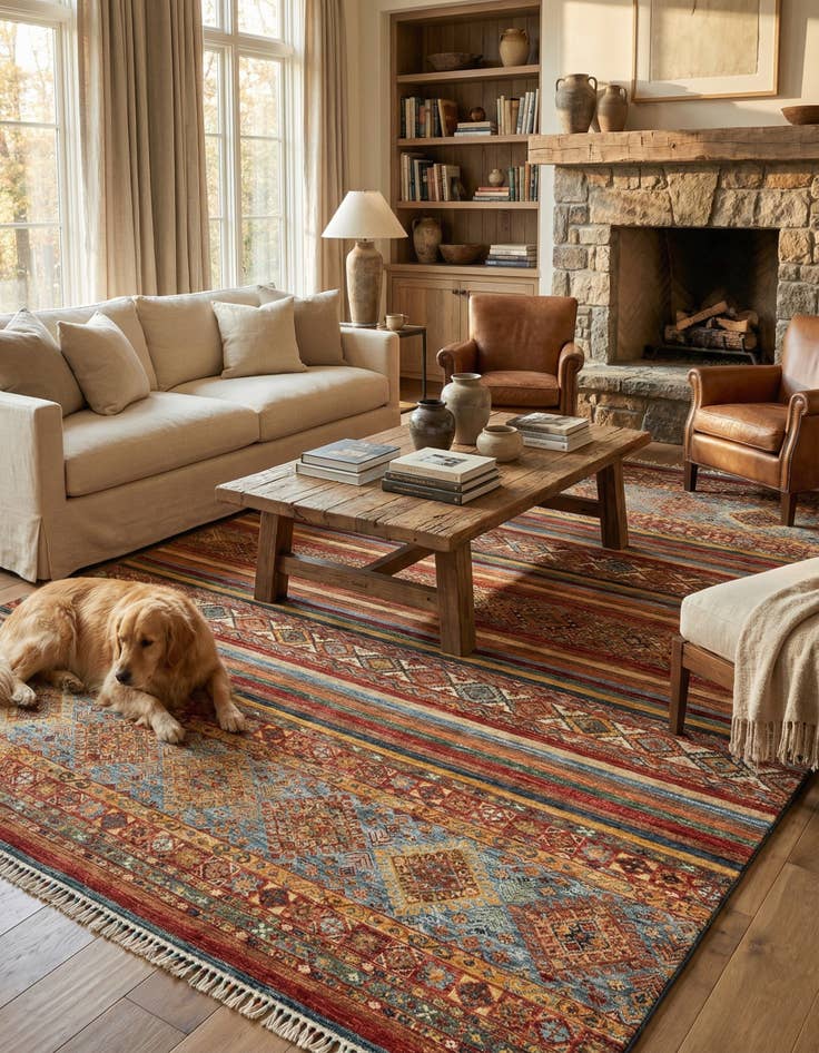 Detail image of 6' 9 x 10' Ariana Rug