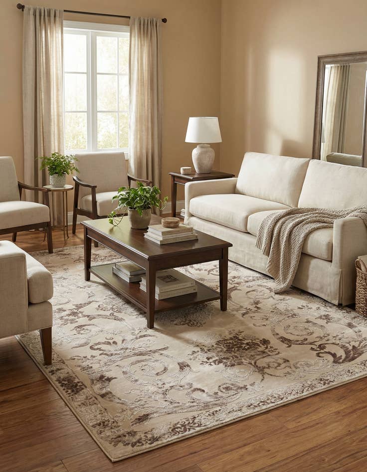 Detail image of 5' 3 x 8' Finsbury Rug