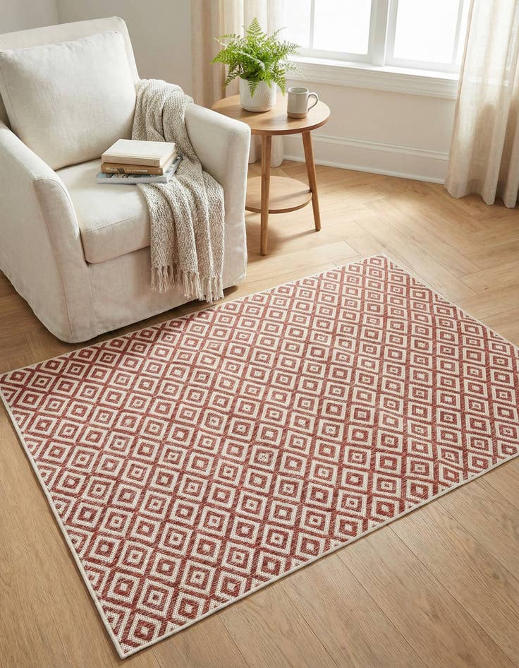 Detail image of 1' 4 x 1' 4  Washable Jill Zarin Costa Rica Indoor / Outdoor Sample Rug