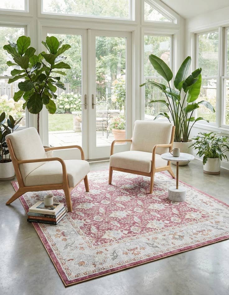 Detail image of 7' 10 x 7' 10 Timeless Square Rug