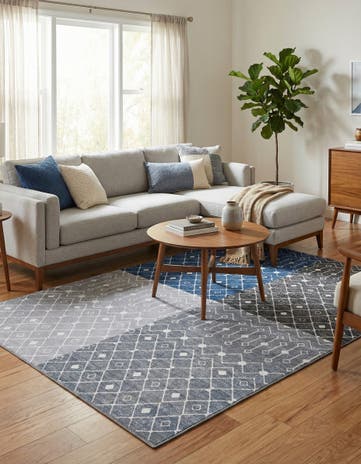 5' 3 x 7' 7 Washable Timeless Rug