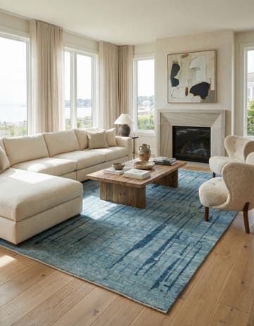 6' 9 x 9' 5 Kashkuli Wool Rug