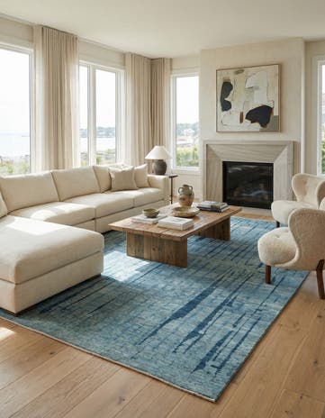 6' 9 x 9' 5 Kashkuli Wool Rug