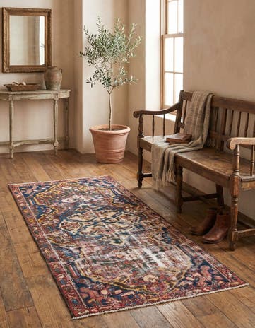 3' x 6' Hand Knotted Ultra Vintage Persian Wool Runner Rug