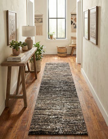 2' 7 x 10' Sepia Runner Rug