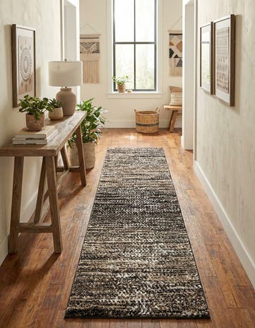 2' 7 x 10' Sepia Runner Rug