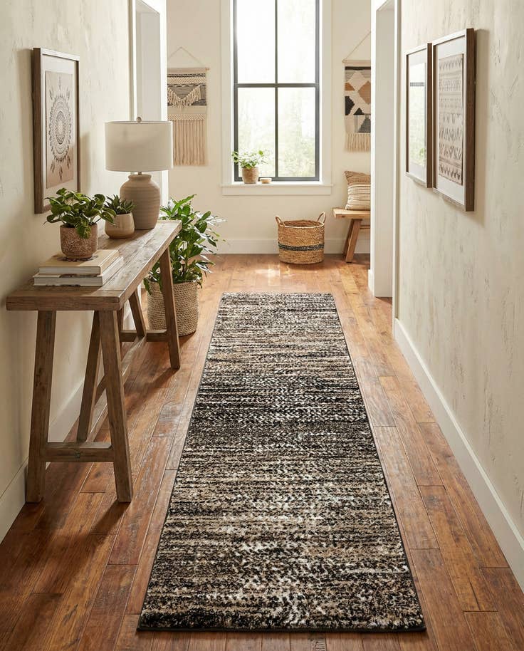 Detail image of 2' 7 x 10' Sepia Runner Rug