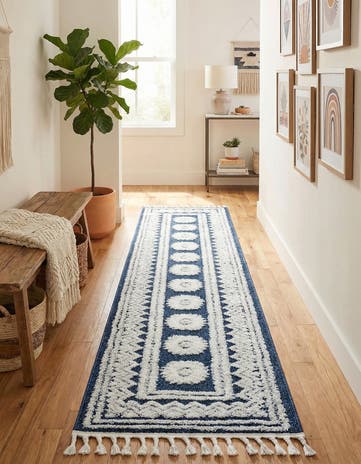 2' 7 x 12' Boho Runner Rug