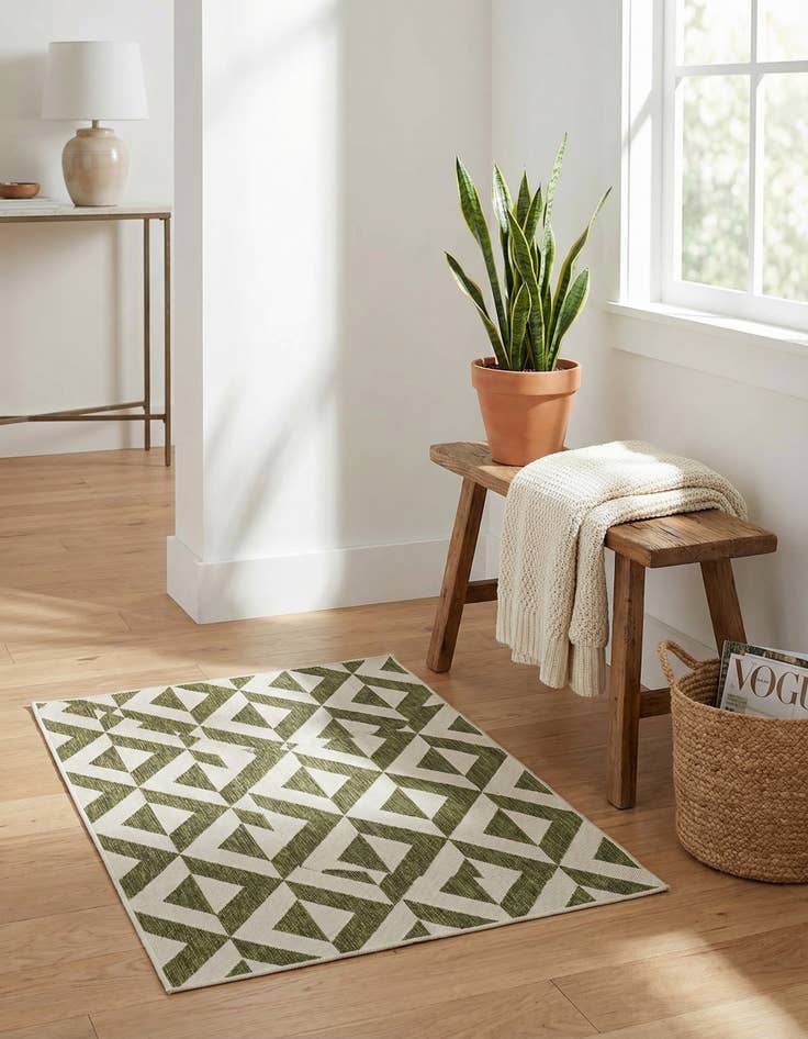 Detail image of 1' 4 x 1' 4  Washable Jill Zarin Napa Indoor / Outdoor Sample Rug