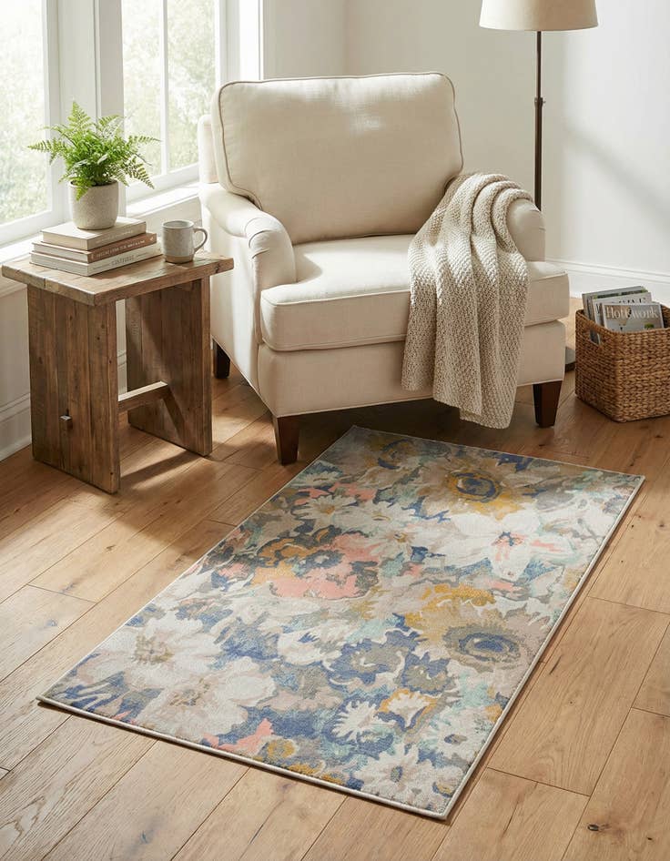 Detail image of  1' 4 x 1' 4 Lotus Sample Rug