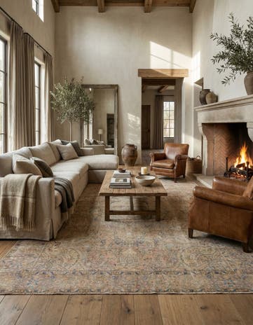 9' 7 x 12' 11 Hand Knotted Ultra Vintage Persian Wool Rug